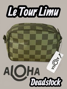 NWT ALOHA COLLECTION checkmate le tour in limu/olive NO STRAP (Sold Separately)